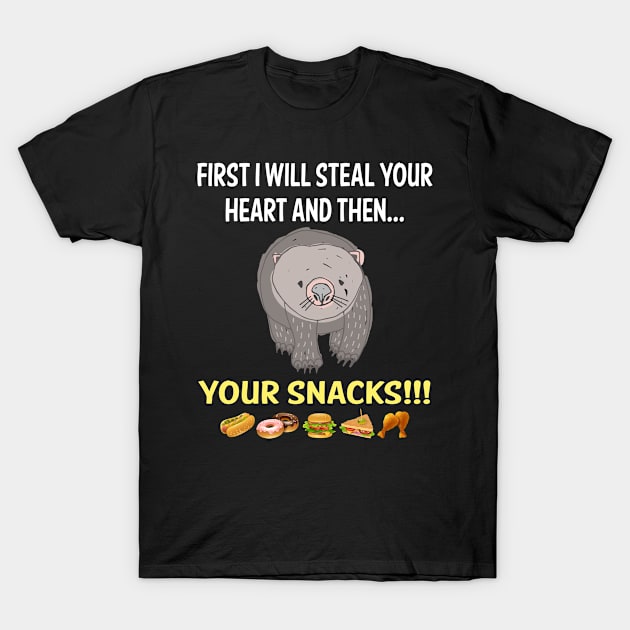 Steal Heart Wombat 11 T-Shirt by blakelan128